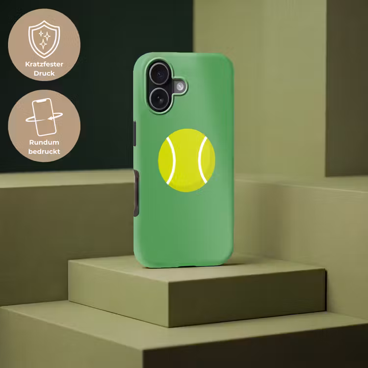 Handyhülle Toughcase - Ball – Gelb – Sport – Grün – Illustration — 7