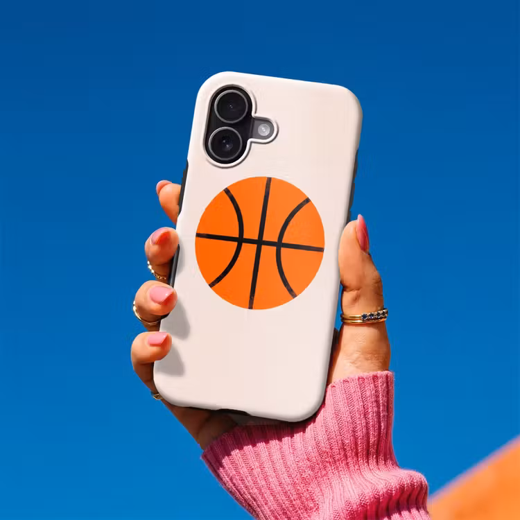 Handyhülle Toughcase - Basketball – Ball – Sport – Illustration – Orange — 2