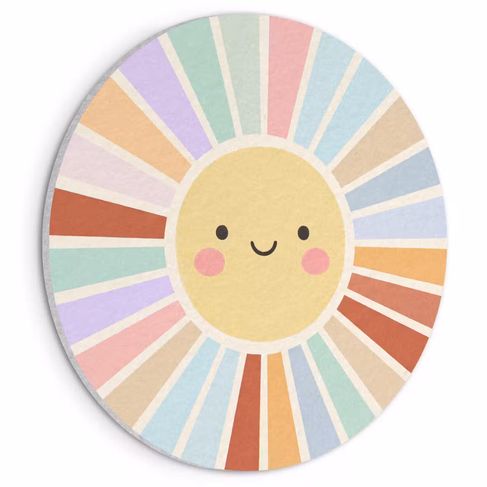 Akustikbild - Rund - Sonne – Strahlen – Fröhlich – Bunt – Abstrakt — 1