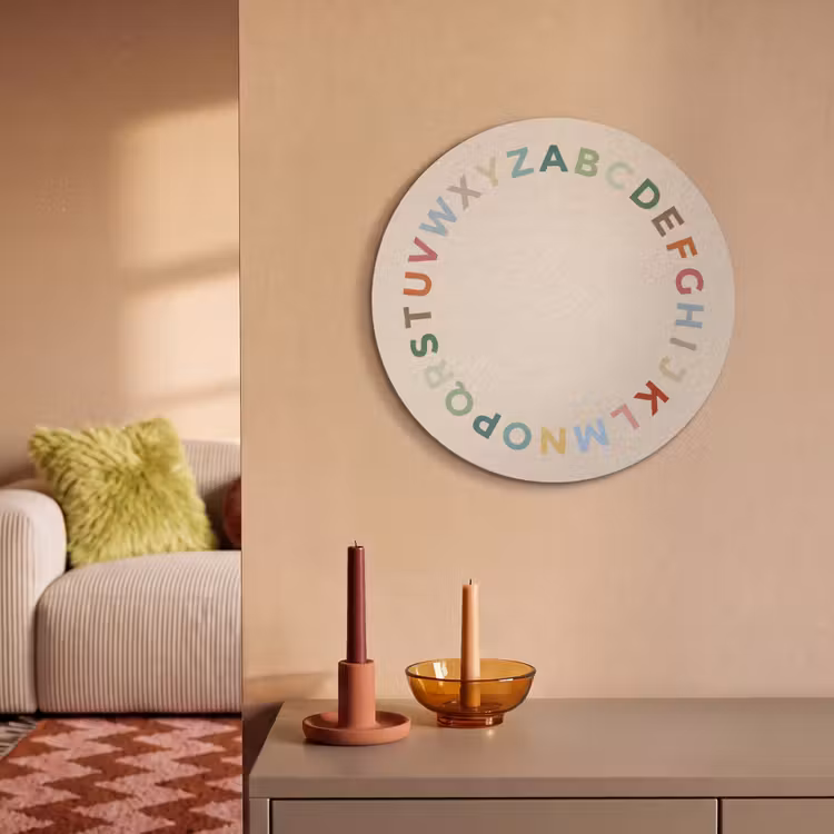 Akustikbild - Rund - Alphabet – Kreis – Bildung – Spielerisch – Farbenfroh — 2