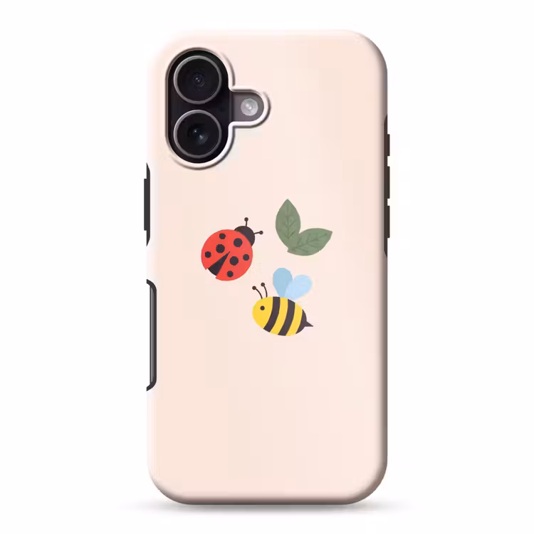 Handyhülle Toughcase - Insekt – Blatt – Natur – Verspielt – Illustration — 1