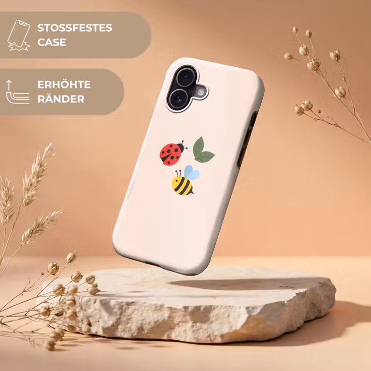 Handyhülle Toughcase - Insekt – Blatt – Natur – Verspielt – Illustration — 5