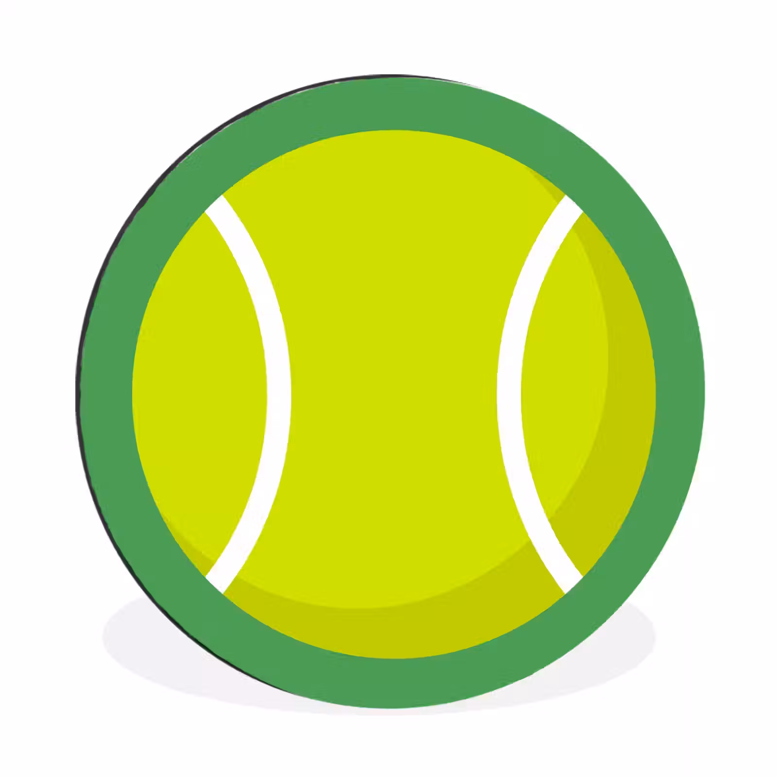 Ball – Gelb – Sport – Grün – Illustration — 1