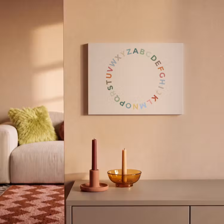 Akustikbild - Alphabet – Kreis – Bildung – Spielerisch – Farbenfroh — 2