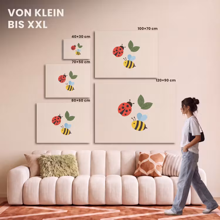 Akustikbild - Insekt – Blatt – Natur – Verspielt – Illustration — 7