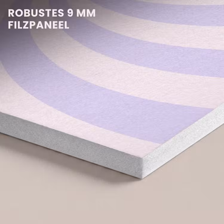 Akustikbild - Muster – Spirale – Abstrakt – Modern – Lila-Rosa — 5