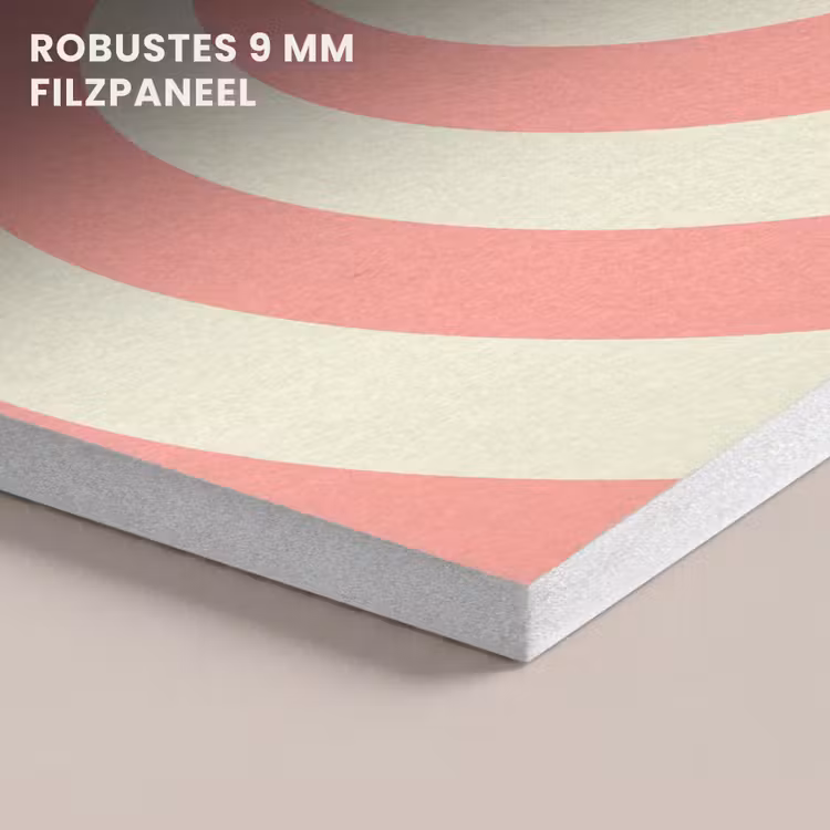 Akustikbild - Spirale – Muster – Abstrakt – Rosa – Beige — 5