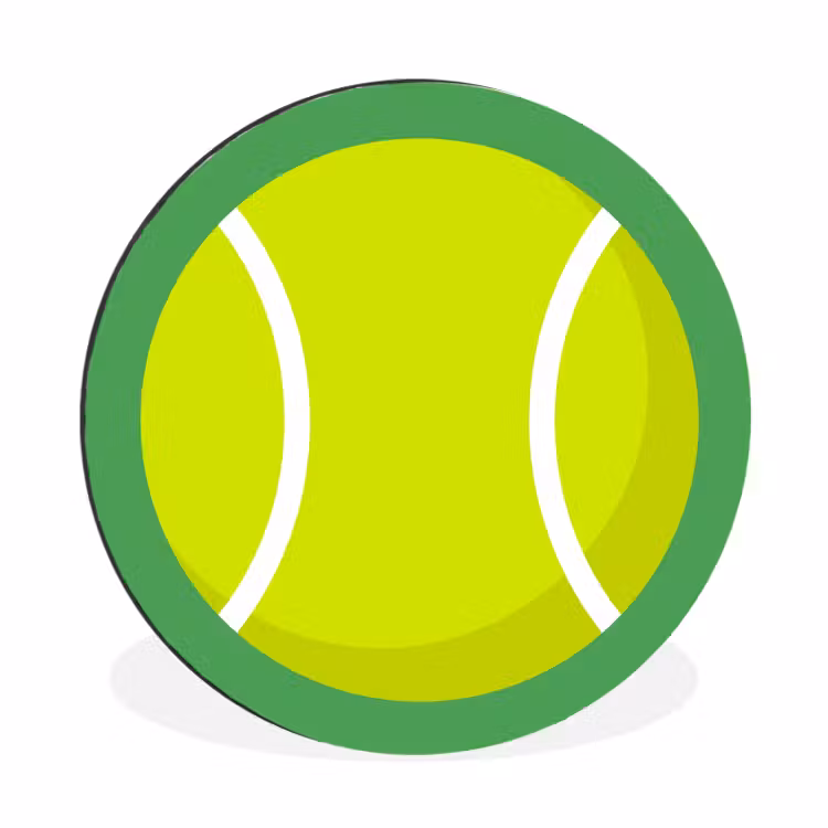 Ball – Gelb – Sport – Grün – Illustration — 1