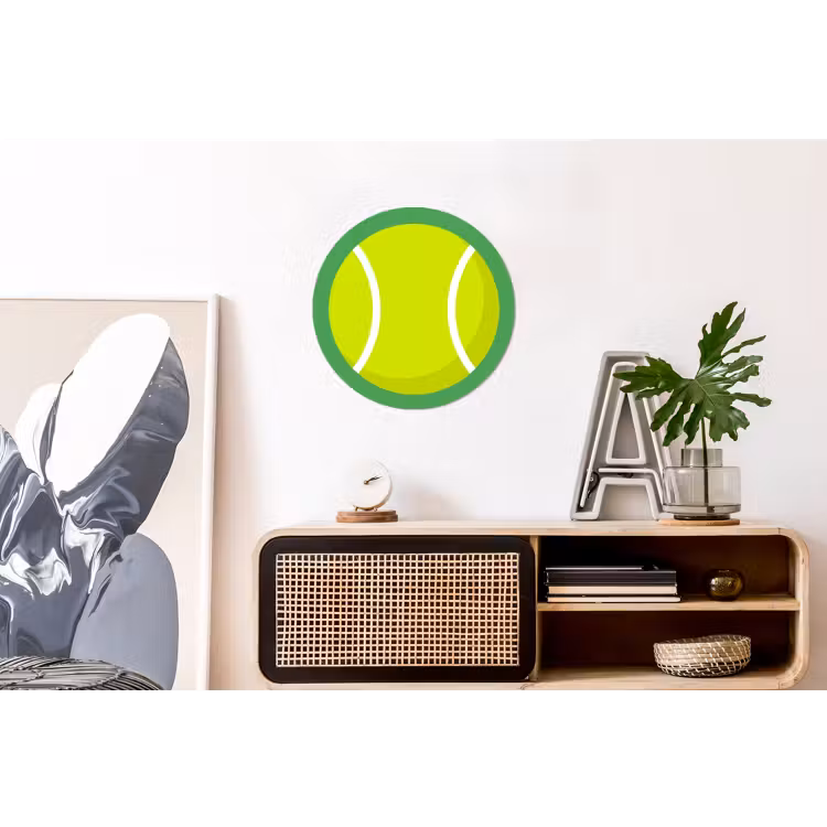 Ball – Gelb – Sport – Grün – Illustration — 3