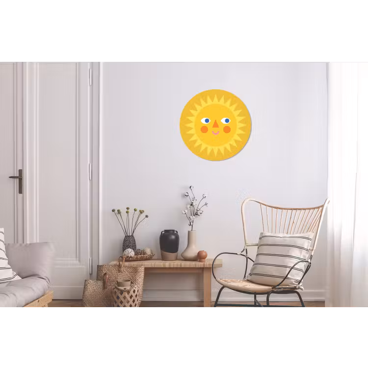 Sonne – Gesicht – Sommer – Illustration – Gelb — 2
