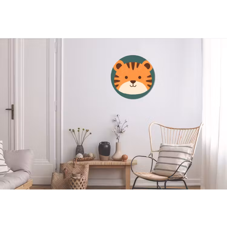 Tiere – Kopf – Orange – Illustration – Modern — 2