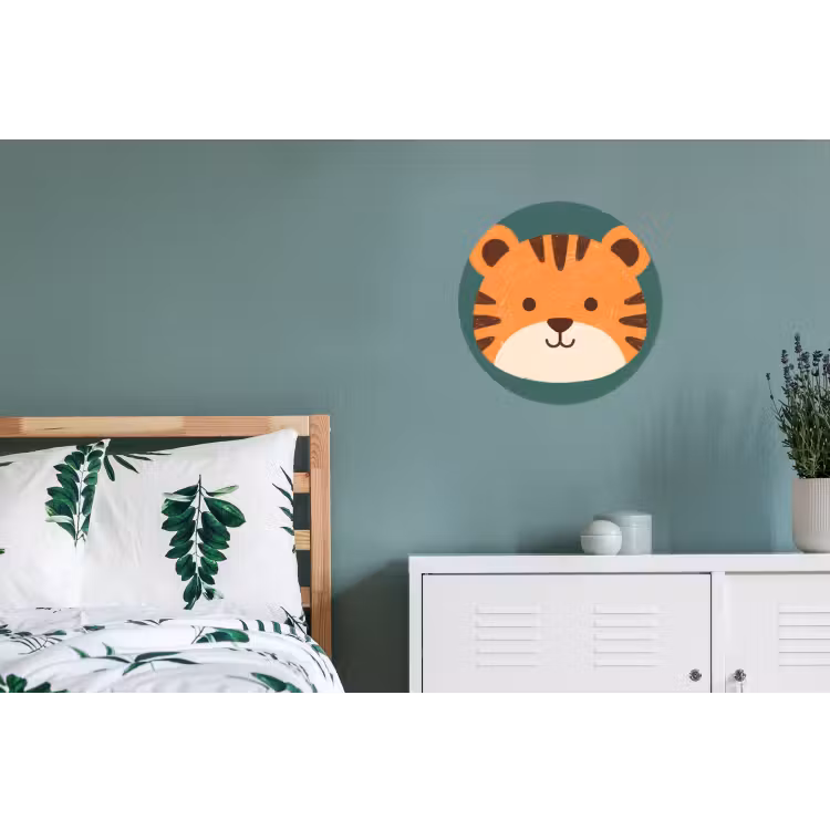 Tiere – Kopf – Orange – Illustration – Modern — 5