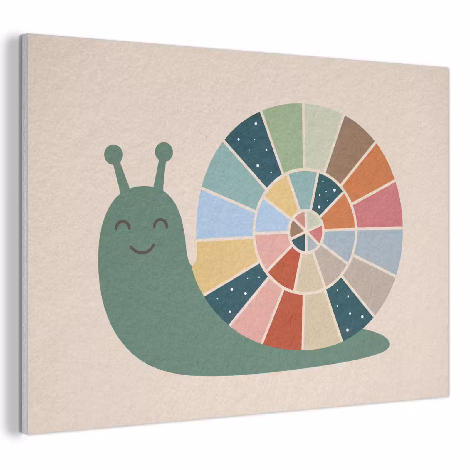 Akustikbild - Tiere – Schnecke – Bunt – Illustration — 1