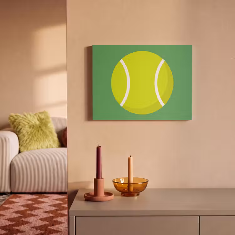 Akustikbild - Ball – Gelb – Sport – Grün – Illustration — 2