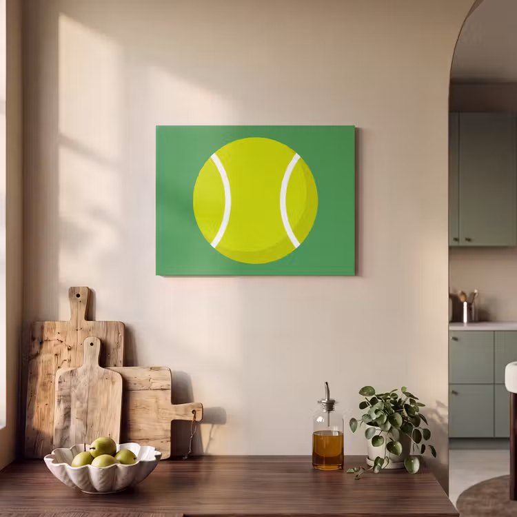 Akustikbild - Ball – Gelb – Sport – Grün – Illustration — 4