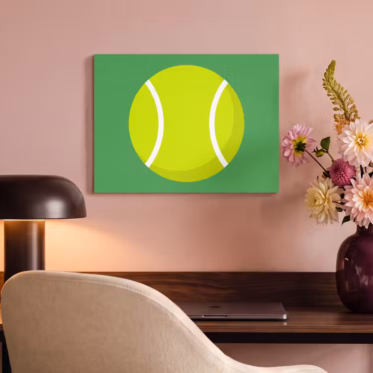 Akustikbild - Ball – Gelb – Sport – Grün – Illustration — 6