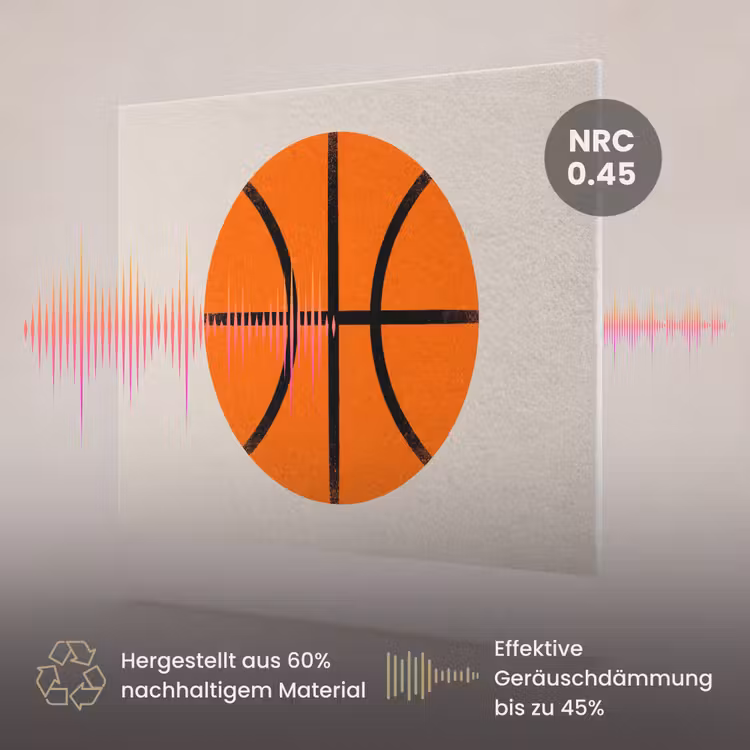 Akustikbild - Basketball – Ball – Sport – Illustration – Orange — 3