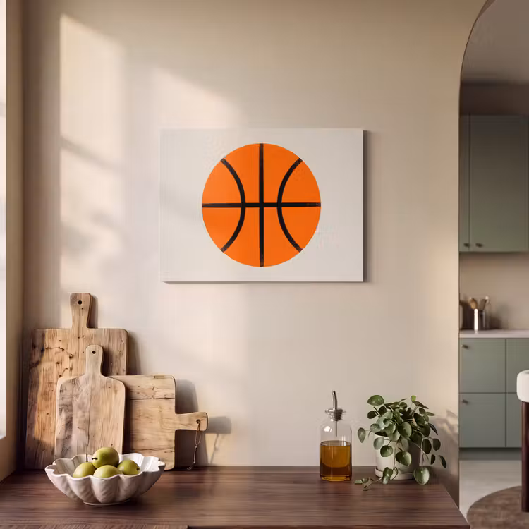 Akustikbild - Basketball – Ball – Sport – Illustration – Orange — 4