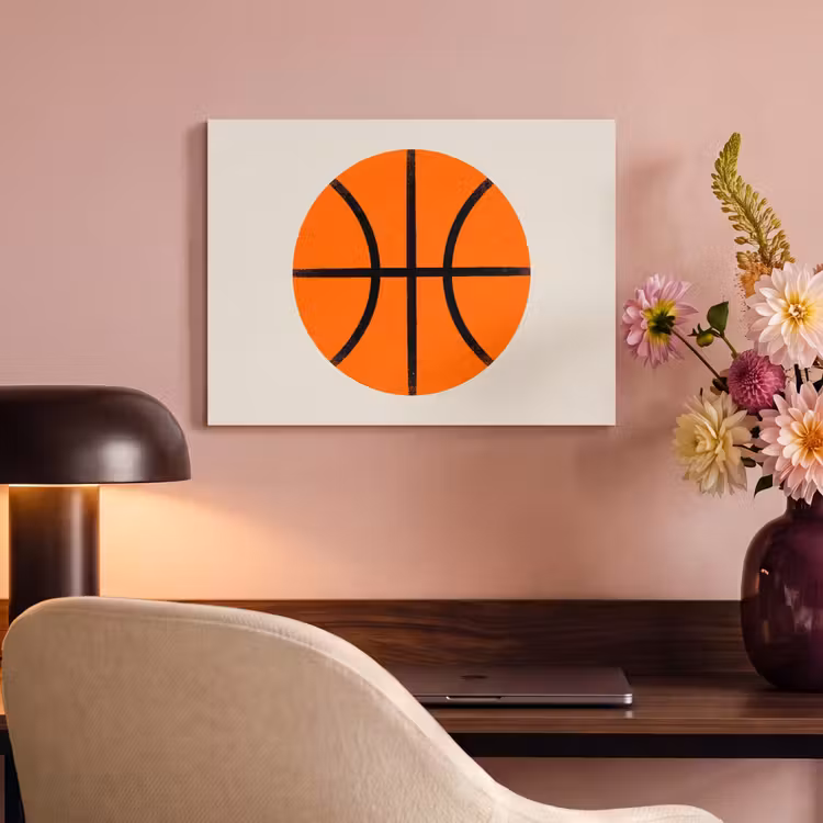 Akustikbild - Basketball – Ball – Sport – Illustration – Orange — 6