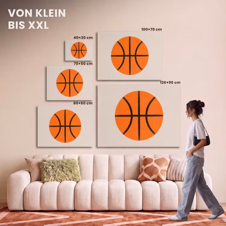 Akustikbild - Basketball – Ball – Sport – Illustration – Orange — 7