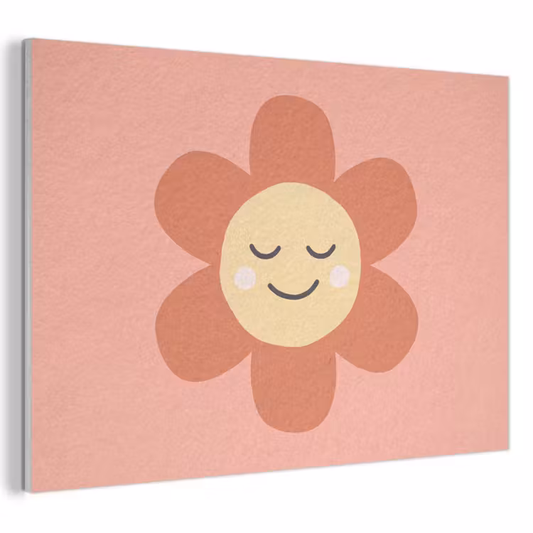 Akustikbild - Blumen – Zeichentrickfilm – Kind – Rosa — 1