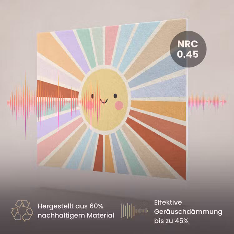 Akustikbild - Sonne – Strahlen – Fröhlich – Bunt – Abstrakt — 3