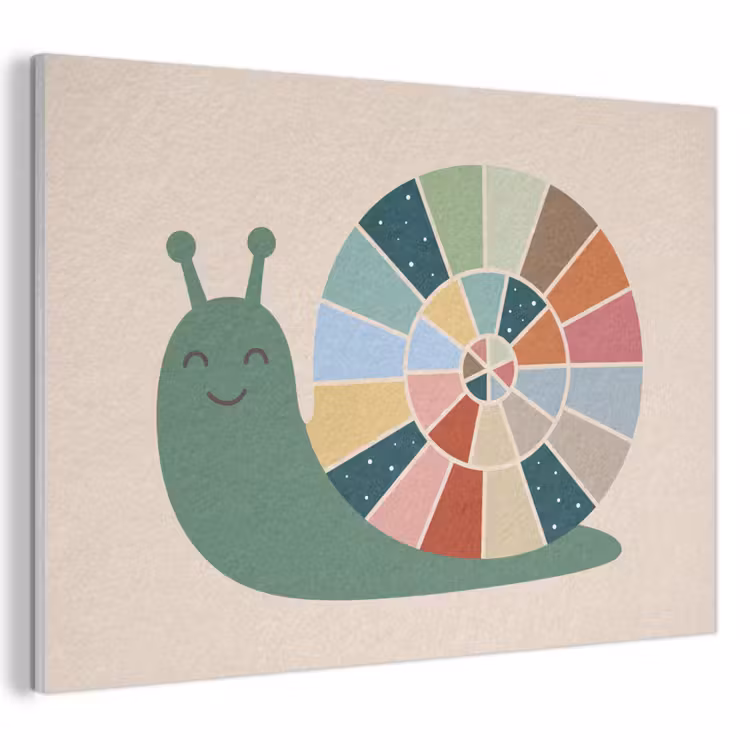 Akustikbild - Tiere – Schnecke – Bunt – Illustration — 1