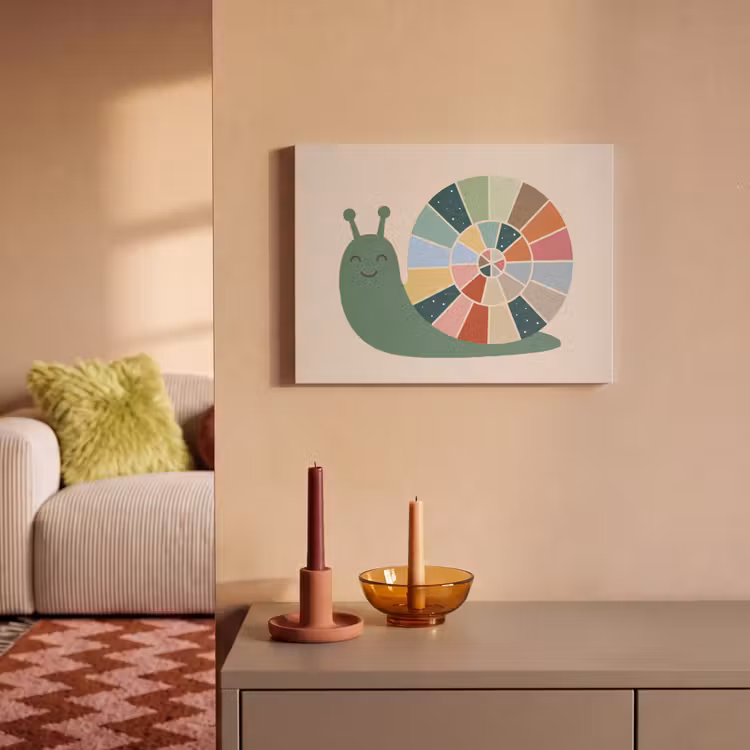 Akustikbild - Tiere – Schnecke – Bunt – Illustration — 2