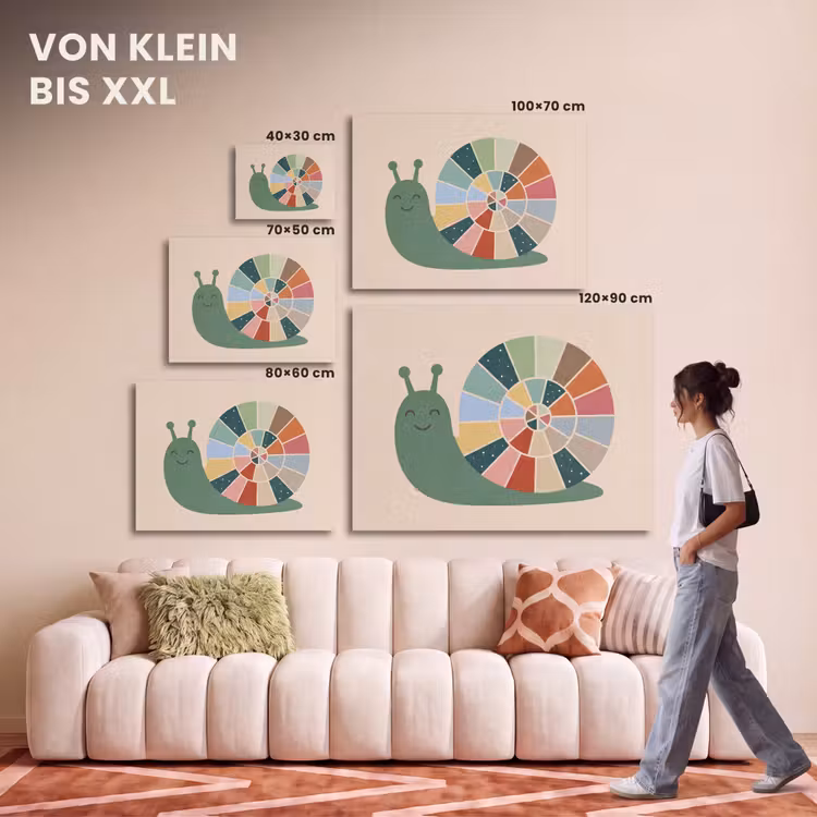 Akustikbild - Tiere – Schnecke – Bunt – Illustration — 7
