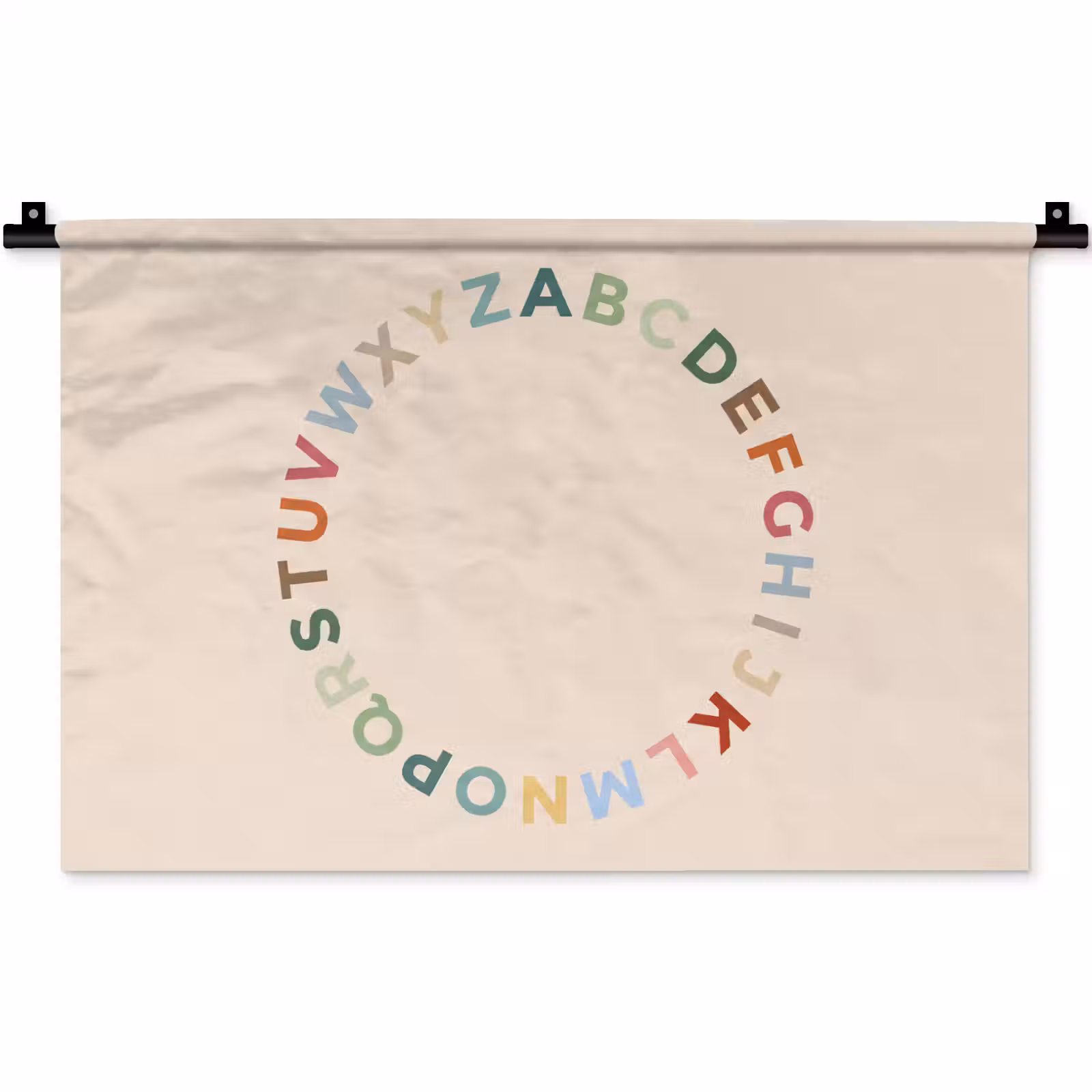 Wandteppich - Alphabet – Kreis – Bildung – Spielerisch – Farbenfroh — 1