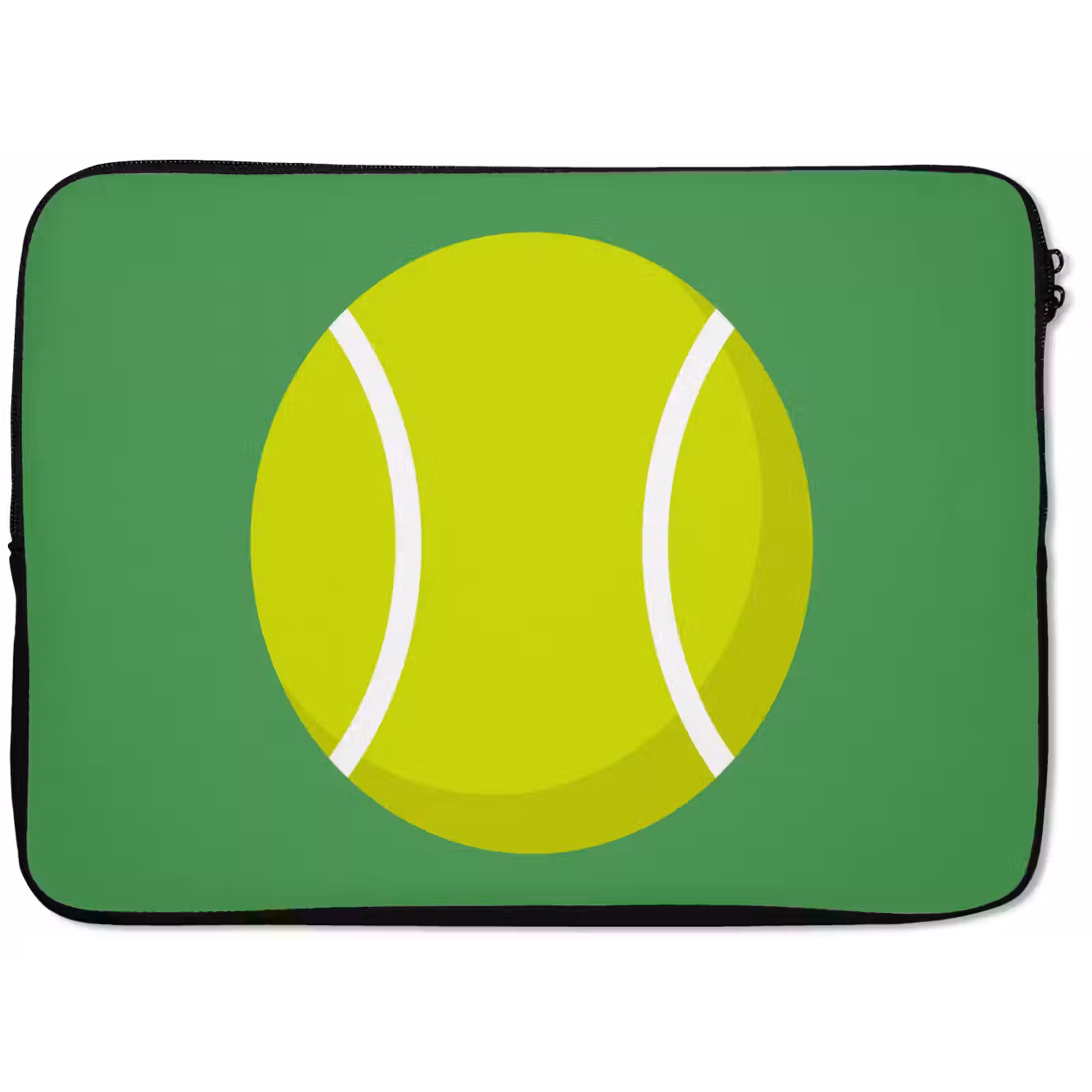 Laptop hülle - Ball – Gelb – Sport – Grün – Illustration — 1