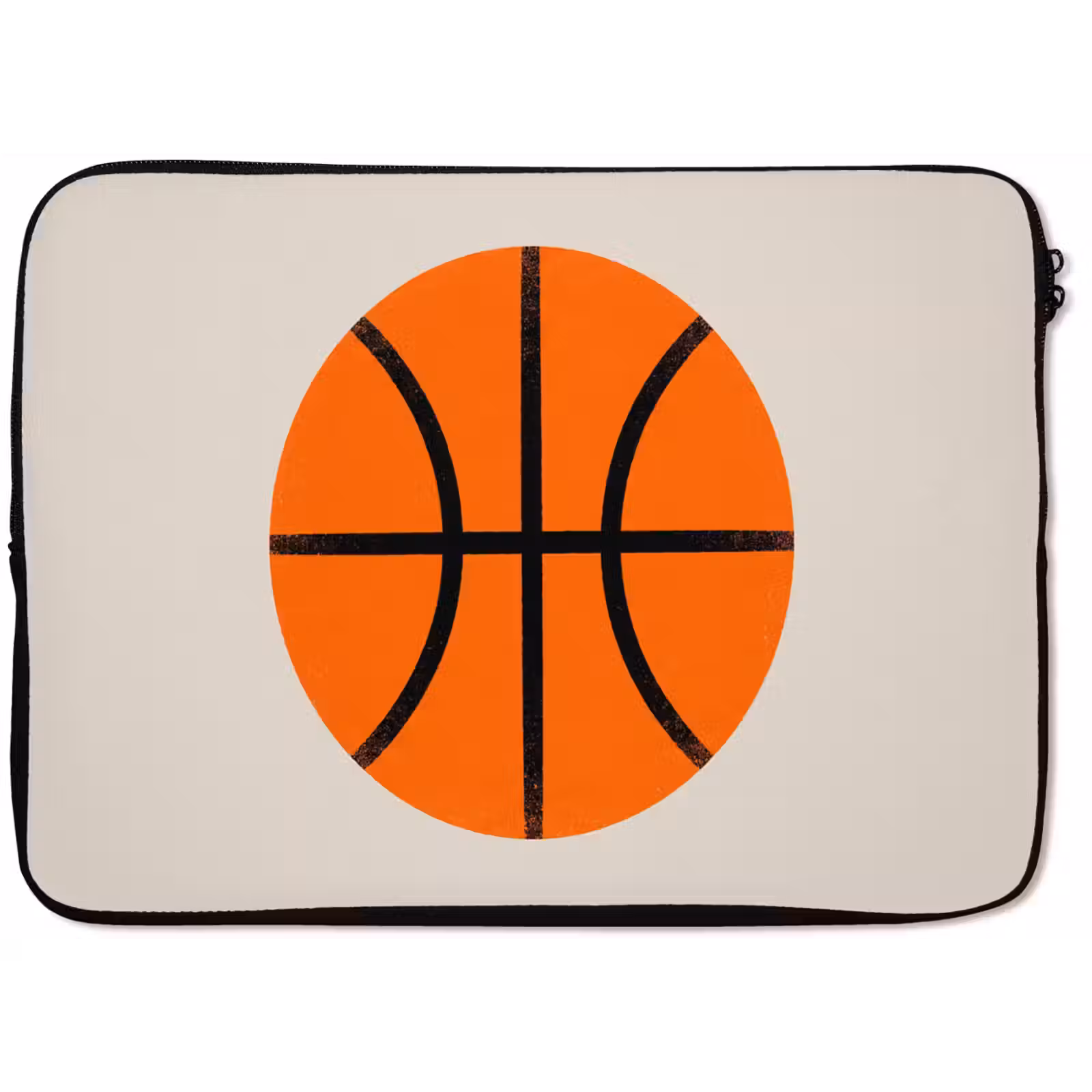 Laptop hülle - Basketball – Ball – Sport – Illustration – Orange — 1