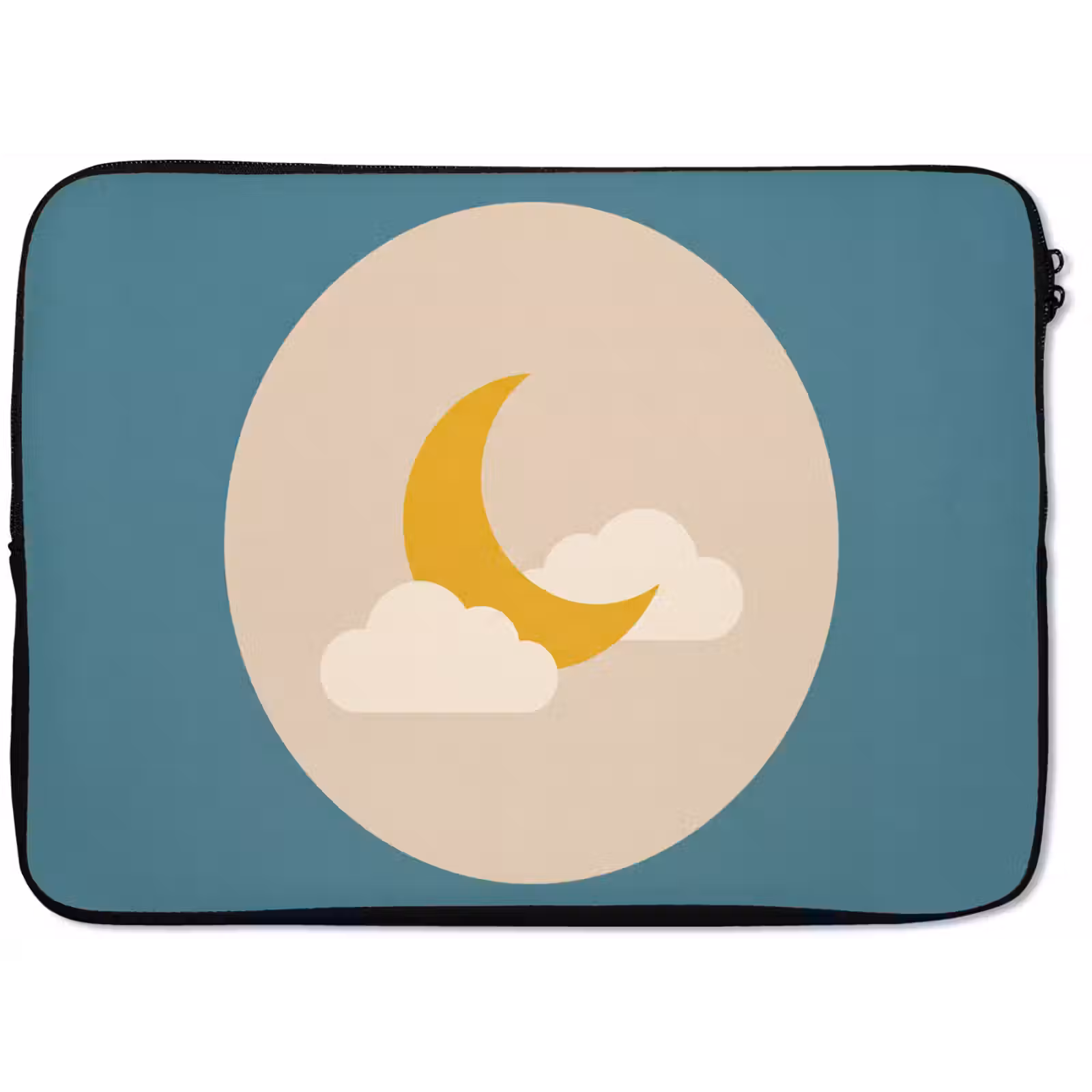 Laptop hülle - Mond – Wolken – Natur – Abstrakt – Gelb — 1