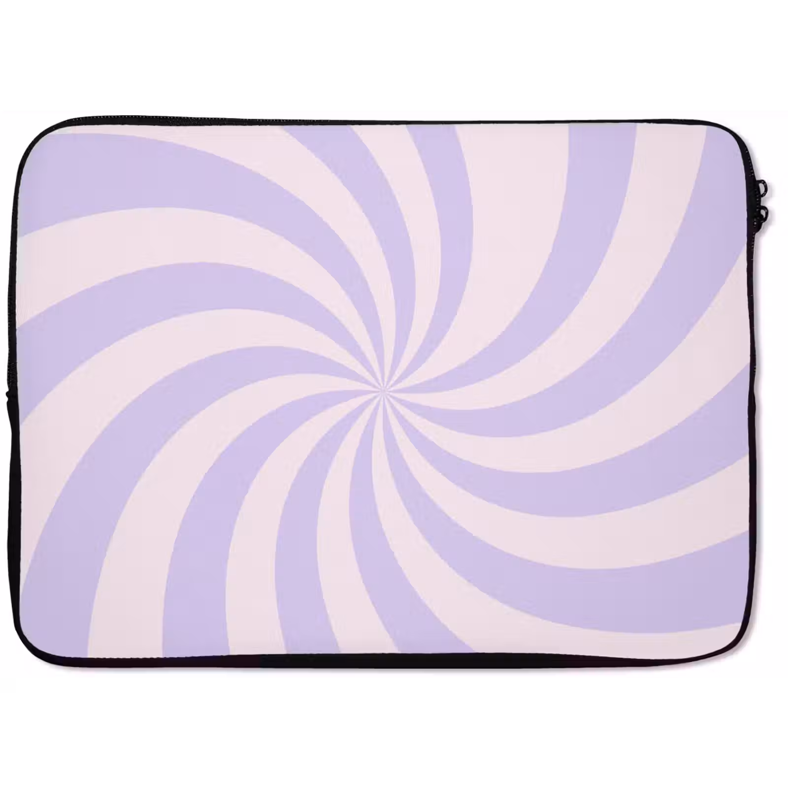 Laptop hülle - Muster – Spirale – Abstrakt – Modern – Lila-Rosa — 1