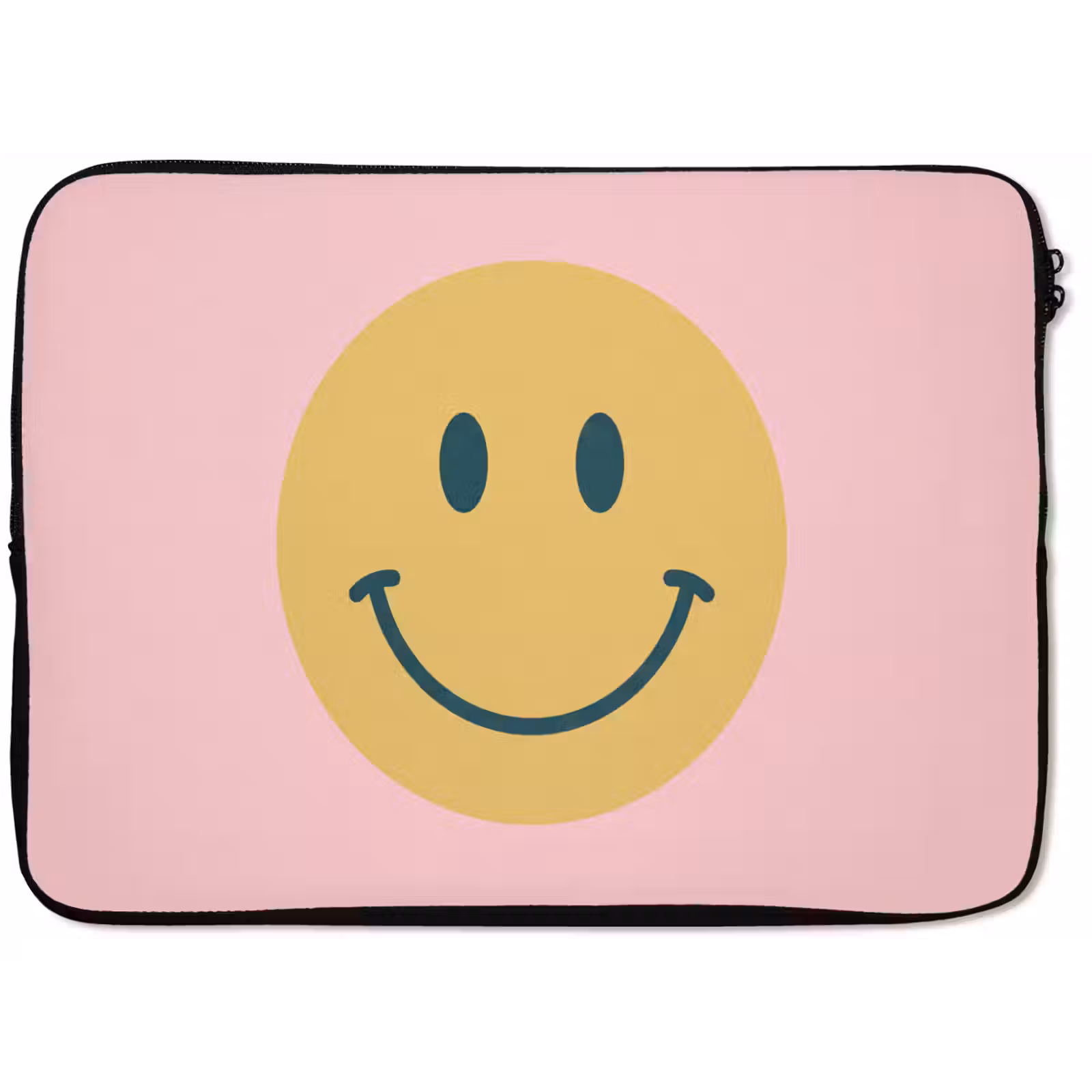 Laptop hülle - Smiley – Gelb – Rosa – Symbol – Minimalistisch — 1