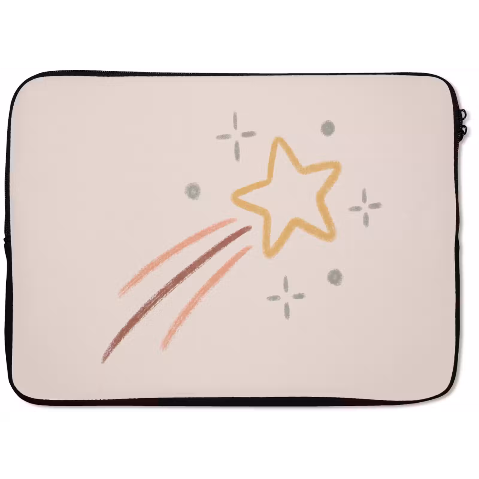 Laptop hülle - Stern – Fallend – Illustration – Pastell — 1