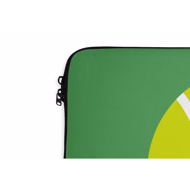 Laptop hülle - Ball – Gelb – Sport – Grün – Illustration — 5