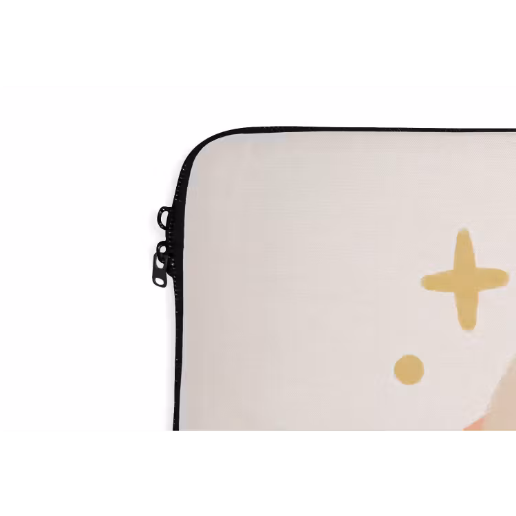Laptop hülle - Planet – Ringe – Weltraum – Illustration – Beige — 5