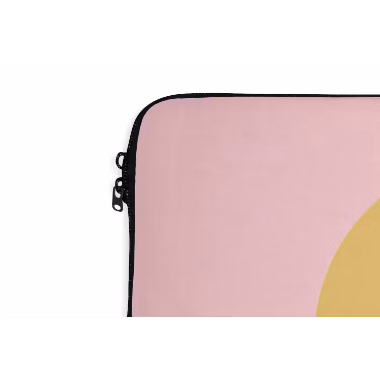 Laptop hülle - Smiley – Gelb – Rosa – Symbol – Minimalistisch — 5