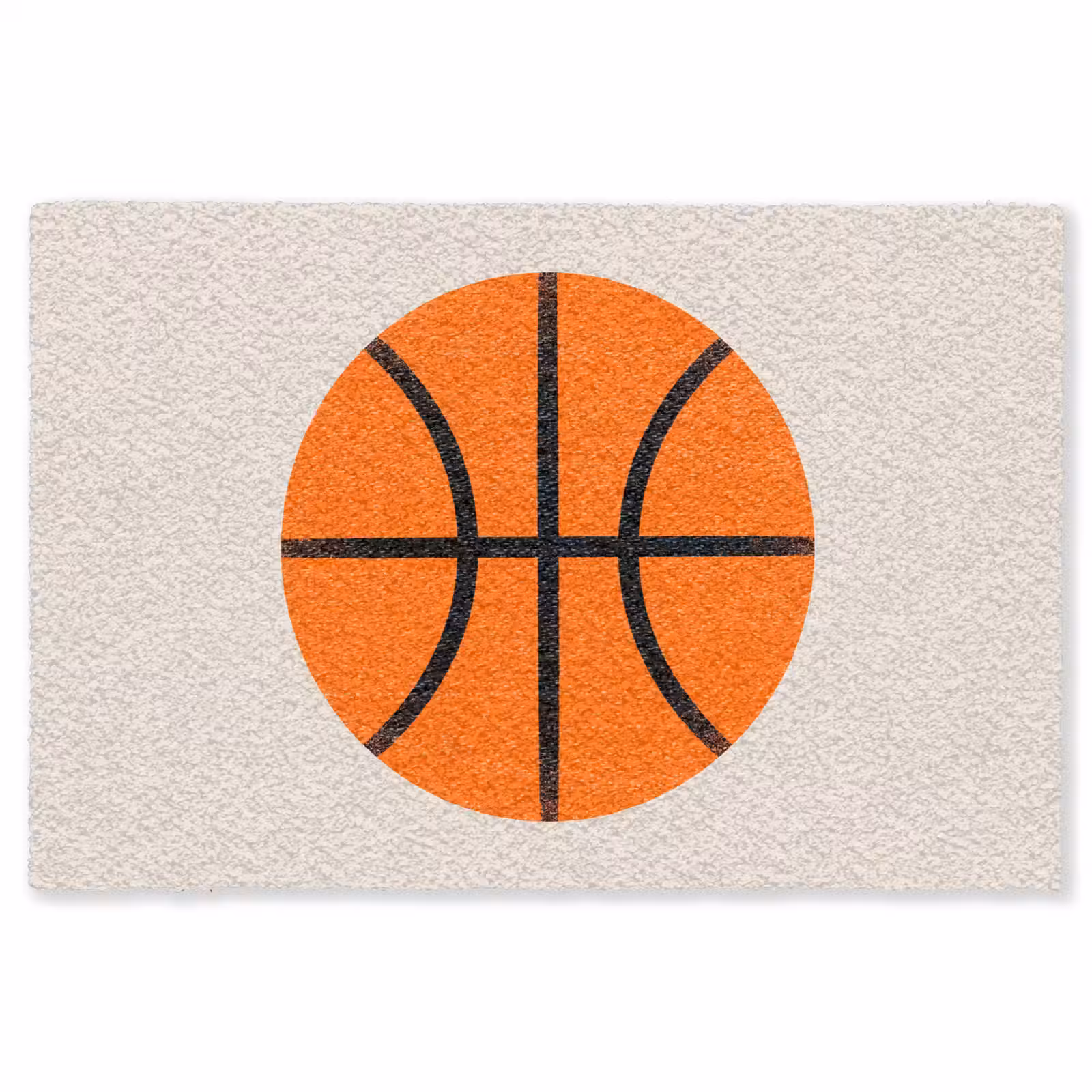 Teppich - Basketball – Ball – Sport – Illustration – Orange — 1