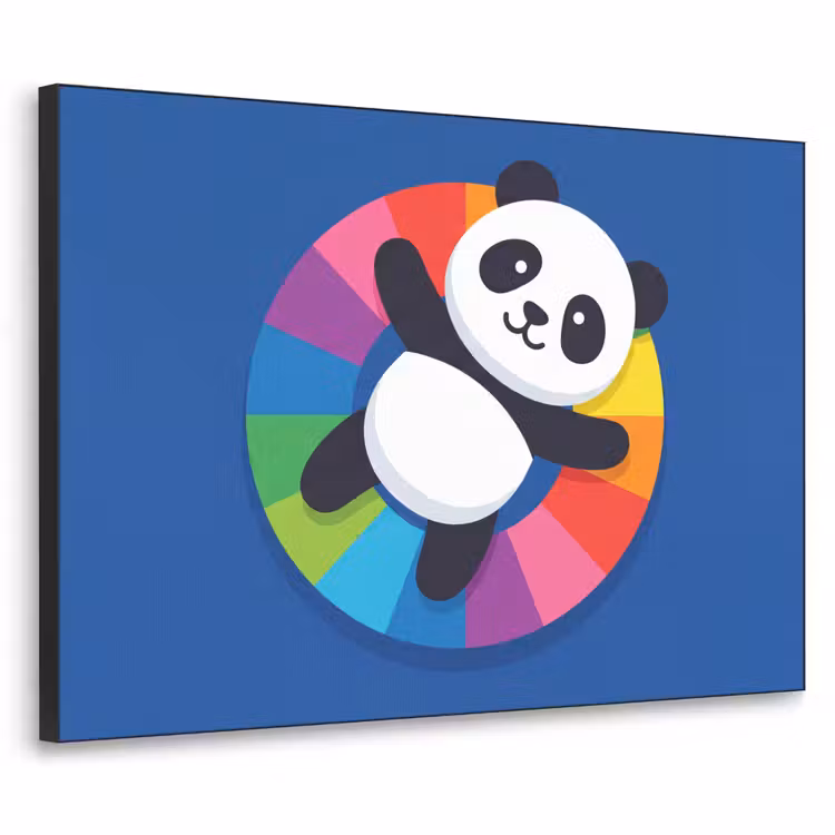 Art Frame - Tiere – Cartoon – Farbenfroh – Modern – Verspielt — 1