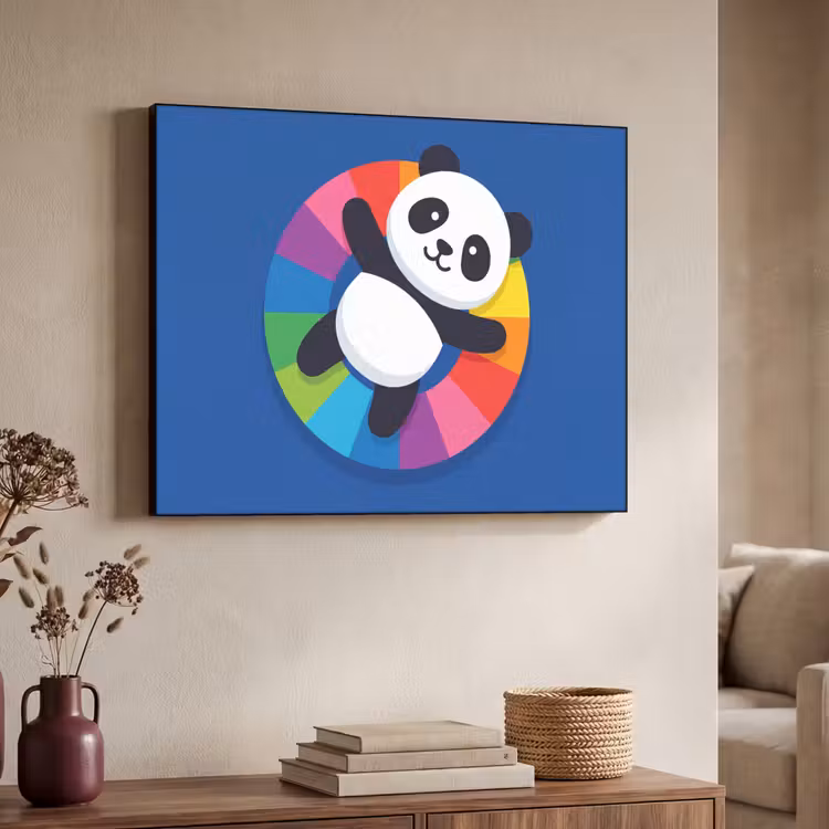 Art Frame - Tiere – Cartoon – Farbenfroh – Modern – Verspielt — 3