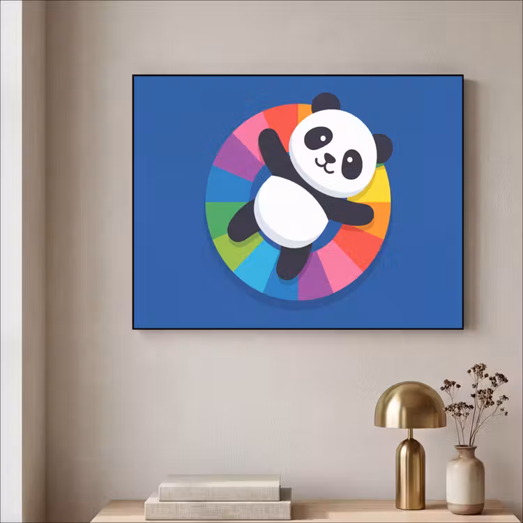Art Frame - Tiere – Cartoon – Farbenfroh – Modern – Verspielt — 4