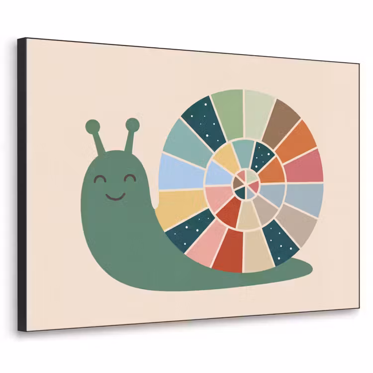 Art Frame - Tiere – Schnecke – Bunt – Illustration — 1