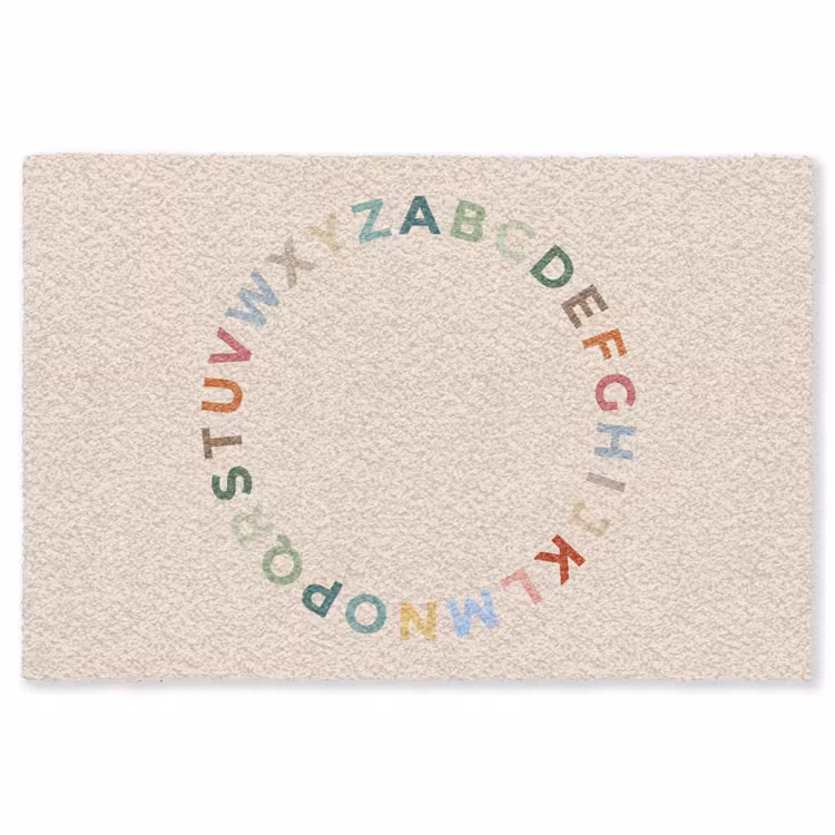 Teppich - Alphabet – Kreis – Bildung – Spielerisch – Farbenfroh — 1