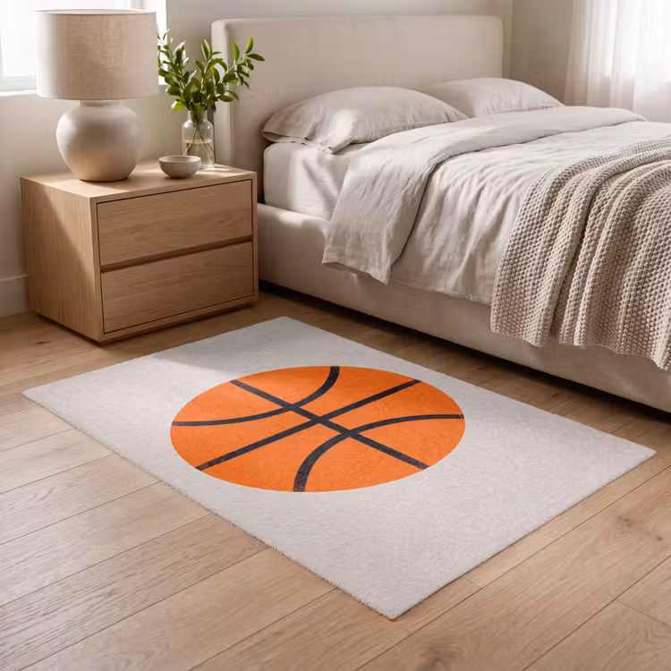 Teppich - Basketball – Ball – Sport – Illustration – Orange — 5