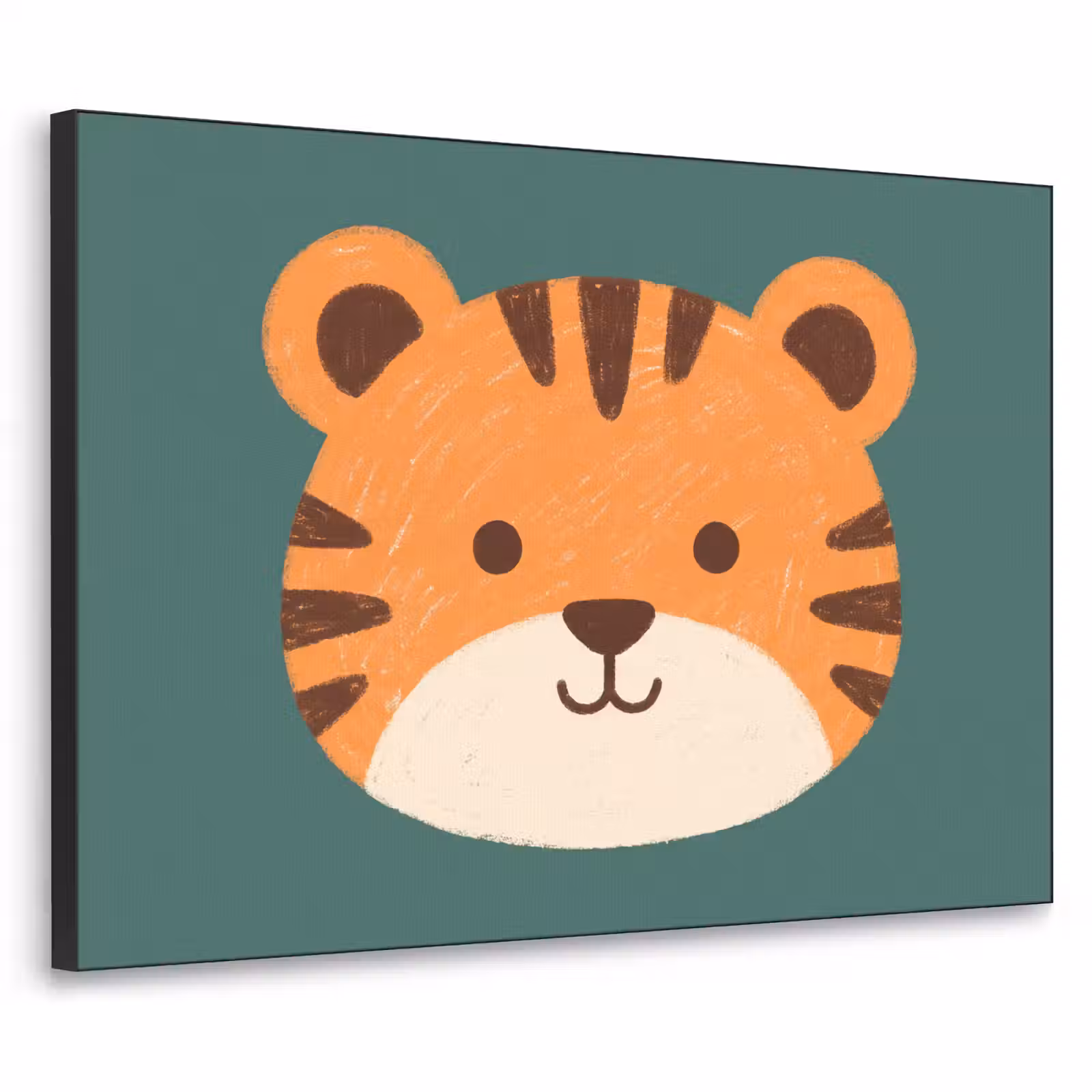 Art Frame - Tiere – Kopf – Orange – Illustration – Modern — 1