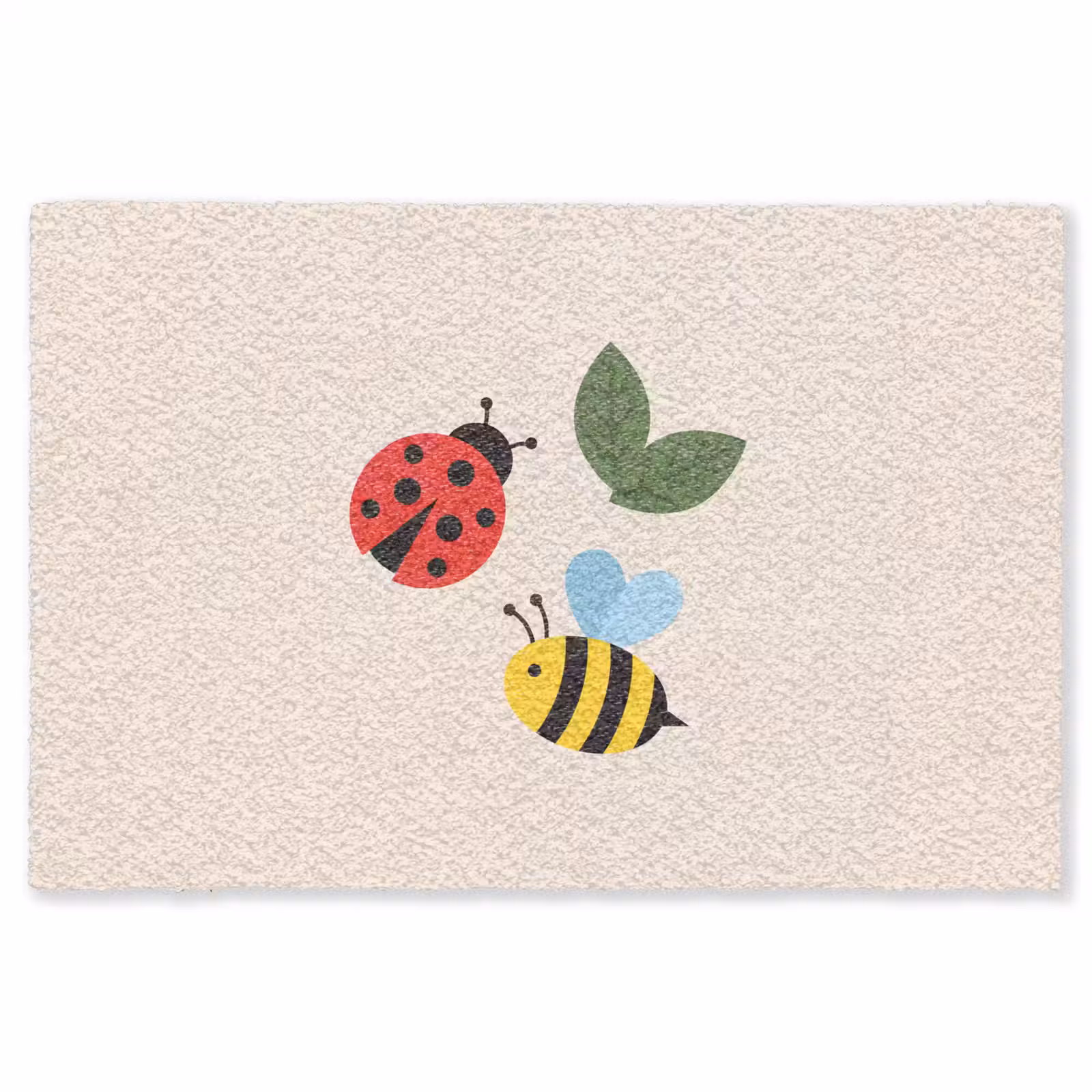 Teppich - Insekt – Blatt – Natur – Verspielt – Illustration — 1