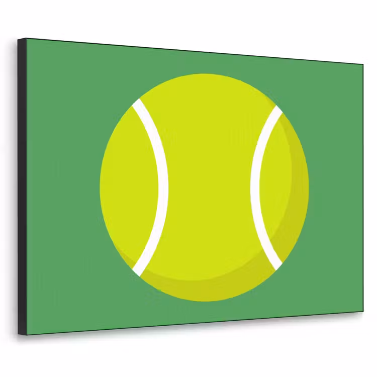 Art Frame - Ball – Gelb – Sport – Grün – Illustration — 1