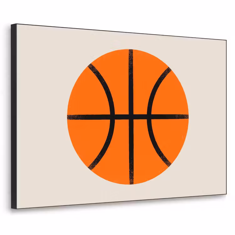 Art Frame - Basketball – Ball – Sport – Illustration – Orange — 1
